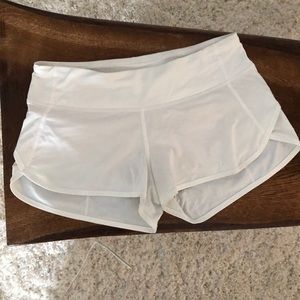 Lululemon athletica shorts: size 4, white